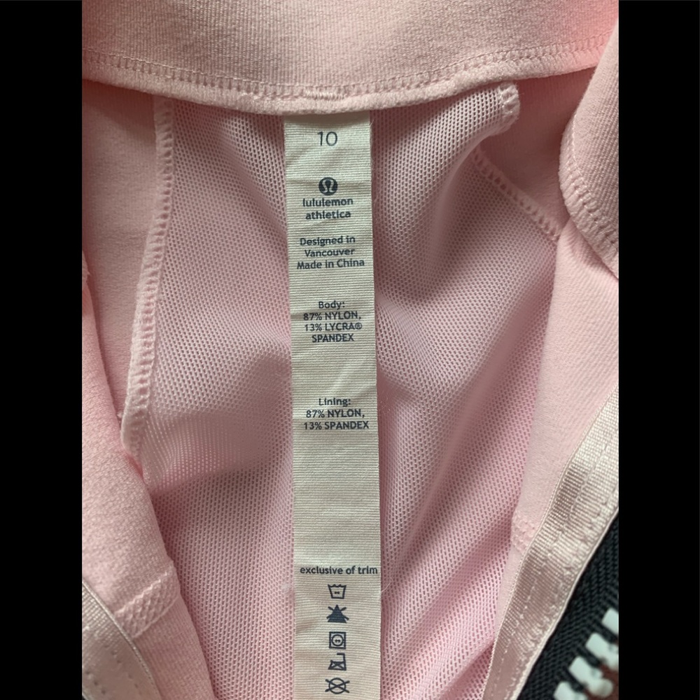 💕LULULEMON DEFINE JACKET-BUBBLEGUM PINK/BLACK ZIPPER-10💕 - Picture 7 of 8